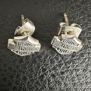 Harley Davidson stud earrings